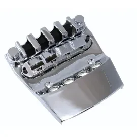 Allparts Bridge and Tailpiece Assembly for Rickenbacker Bass, CHROME