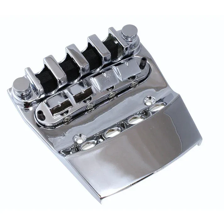 Allparts Bridge and Tailpiece Assembly for Rickenbacker Bass, CHROME