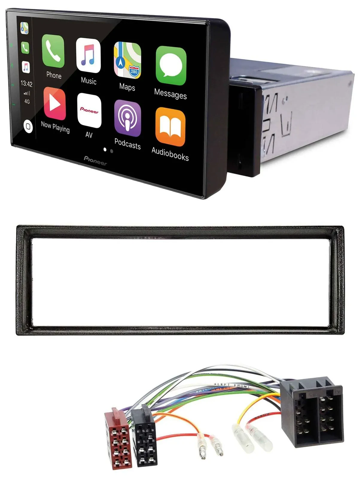 Pioneer Bluetooth MP3 DAB USB Autoradio für VW Golf 2 83-92 Jetta II 84-92 T4 90