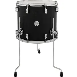 Том-барабан PDP by DW Concept Maple Floor Tom with Chrome Hardware 16 x 14 in. Carbon Fiber