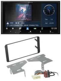 Kenwood Bluetooth 2DIN USB DAB MP3 Autoradio für Subaru BRZ (ab 2012)