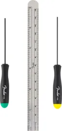 Fender Guitar Tools Driver/Ruler Measurements Combination Set