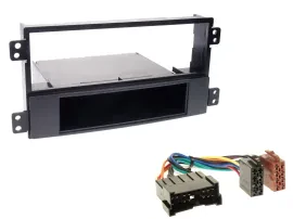 Einbauset DIN Autoradio für Hyundai Sonata NF 02-05 schwarz