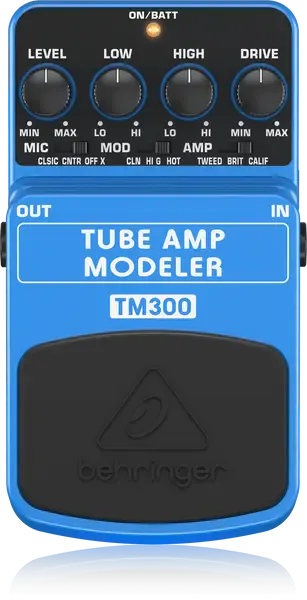 Педаль эффектов для электрогитары Behringer TM300 Tube Amp Modeler