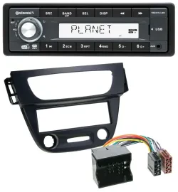 Continental MP3 AUX USB DAB 1DIN Autoradio für Renault Megane 3 09-14 Quadlock s