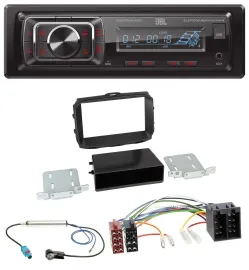 Автомагнитола JBL SD/AUX/MP3/USB/Bluetooth для Alfa Romeo Giulietta (2013–2021) ISO