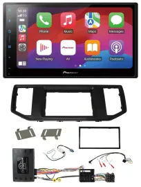 Pioneer DAB USB Lenkrad Bluetooth 2DIN Autoradio für VW Crafter MAN TGE Infoadap