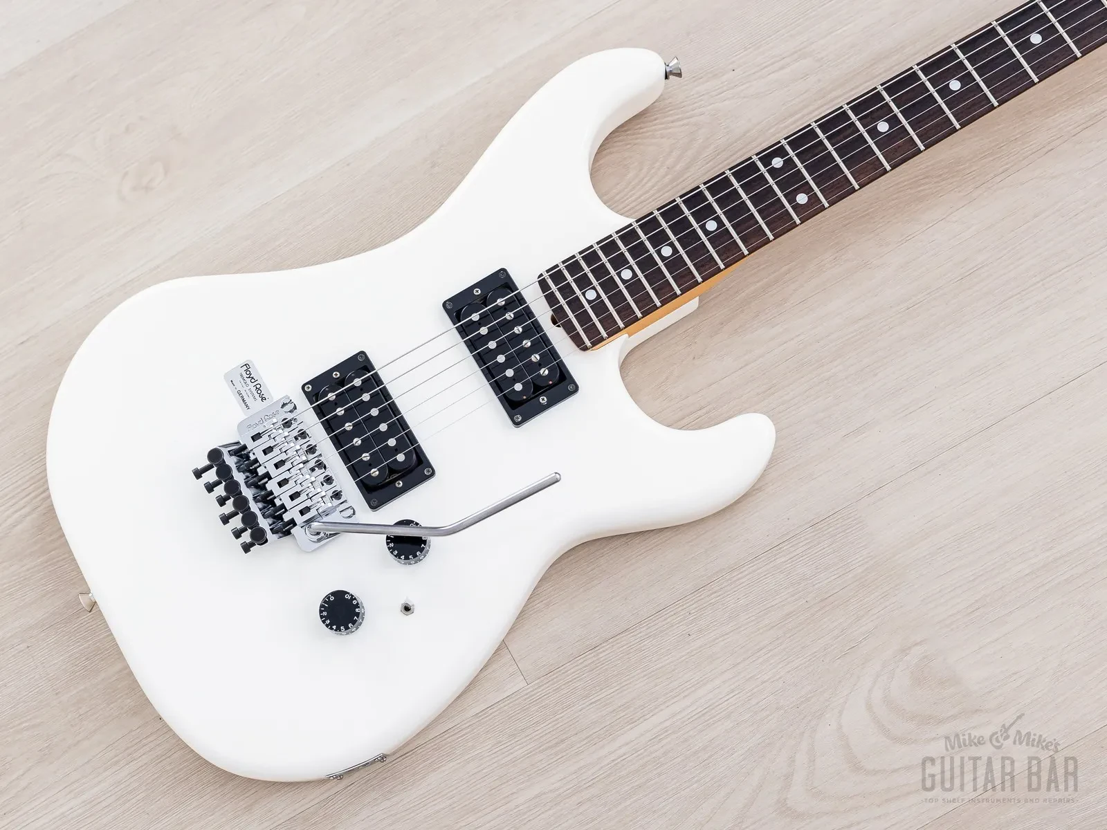 1985 Kramer Focus JK2000 White, Near-Mint w/ Floyd Rose, Japan ESP-made