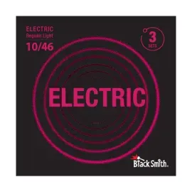 Струны для электрогитары BlackSmith 95711 Electric Regular Light 10-46 (3 комплекта)