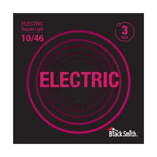 Струны для электрогитары BlackSmith 95711 Electric Regular Light 10-46 (3 комплекта)