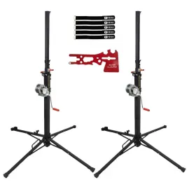 ProX XTF-T101D Top Loading Truss Lifting Tower 220 lbs Max Height 12.47FT Pair