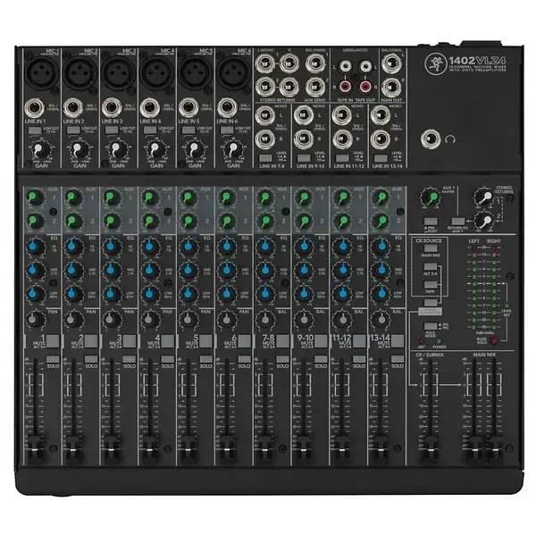 Аналоговый микшер Mackie VLZ4 Series 1402VLZ4 14-Channel Compact Mixer