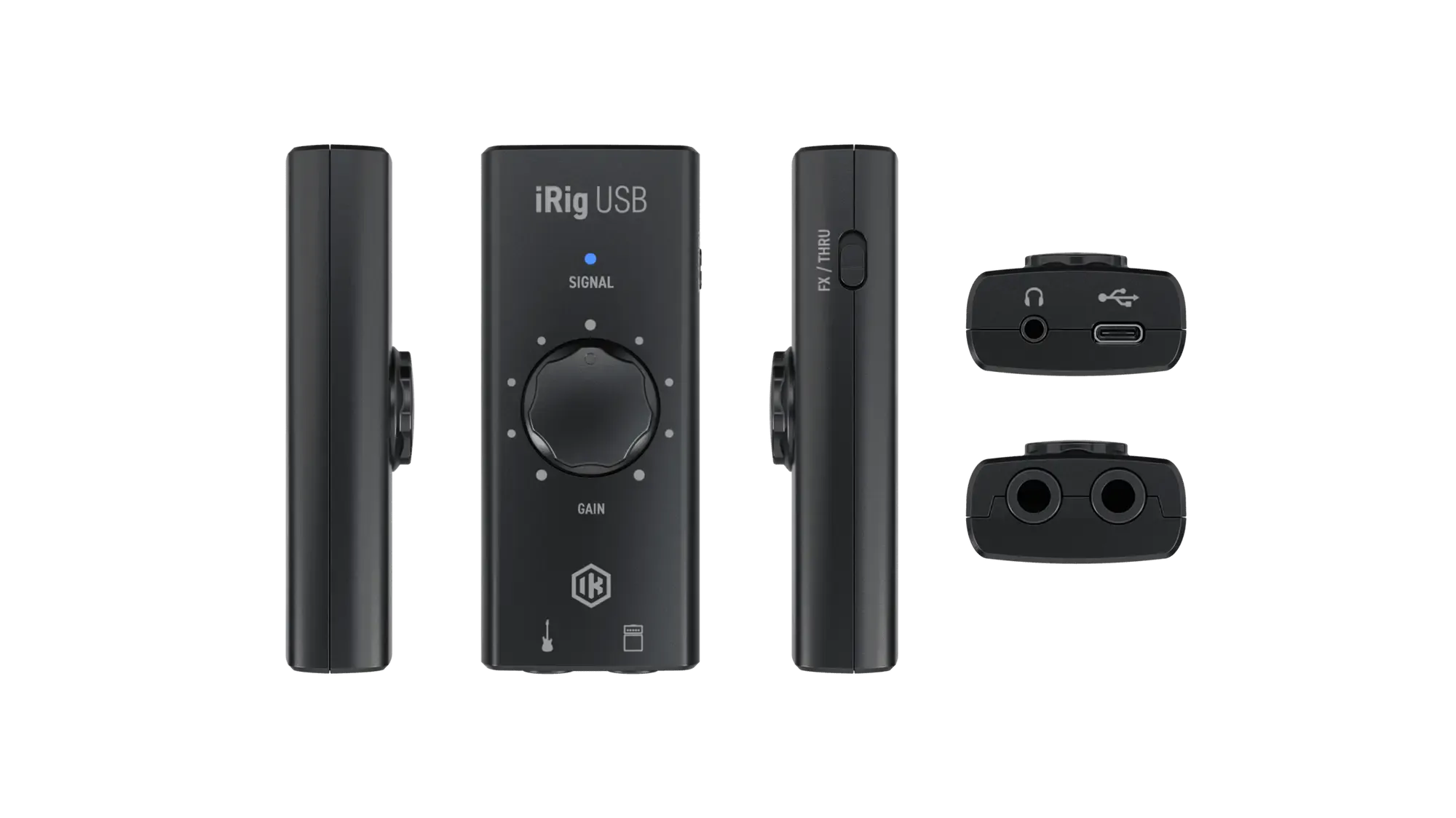 Аудиоинтерфейс для гитары IK Multimedia iRig USB USB-C, 24 бит, 48 кГц, 1 инструментальный вход
