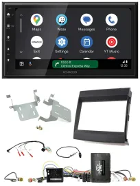 Kenwood DAB Bluetooth USB Lenkrad 2DIN Autoradio für Porsche Cayenne 11-16 Infoa