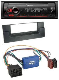 Pioneer MP3 USB DAB Bluetooth Autoradio für BMW 5er E39 X5 E53 Aktivsystem Rundp