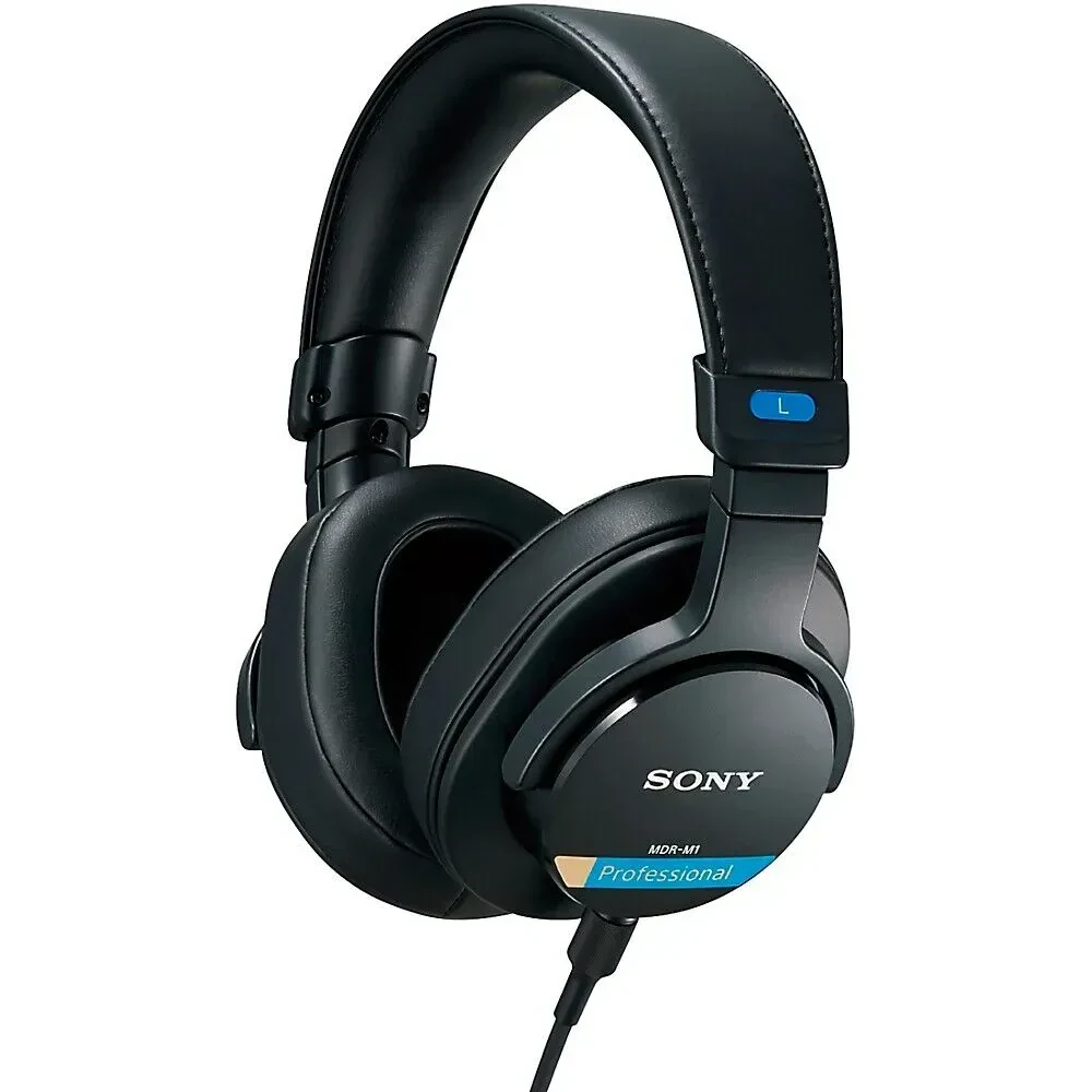 Наушники мониторные закрытые Sony MDR-M1 40 мм, 24 Ом, 103 дБ, с адаптером 6.3 мм и чехлом
