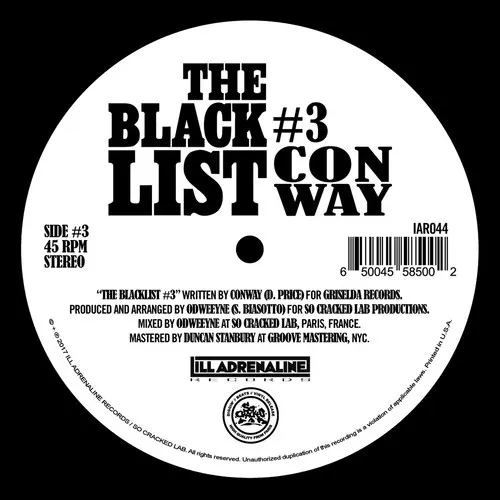 Виниловая пластинка Odweeyne / Conway / - The Blacklist #3 / The Blacklist #4 [New 7" Vinyl]