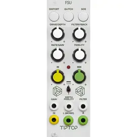Модульный студийный синтезатор Tiptop Audio FSU Timbral Distortion and Time Bending Eurorack Module, White