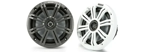 Kicker 45KM654 Marine Audio Boat 6 1/2" Coaxial Power Speakers (Sold in Pairs)