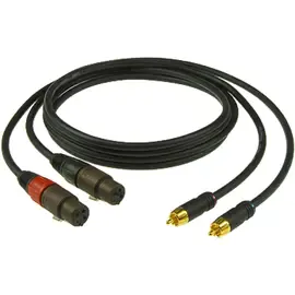 Коммутационный кабель Klotz AL-RF0060 Audiokabel XLR female - Cinch Stecker 0,6 m, 2 шт.