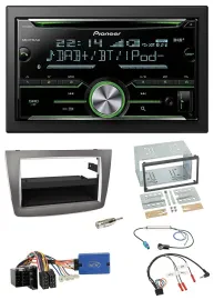 Pioneer Bluetooth Lenkrad DAB 2DIN USB CD Autoradio für Alfa Romeo Mito 13-18 95