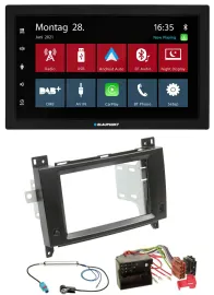 Автомагнитола Blaupunkt 2DIN, MP3, Bluetooth, DAB, USB для Mercedes Viano/Vito (2006–2014)