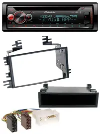 Pioneer MP3 DAB CD Bluetooth USB Autoradio für Kia Rio Hyundai Accent 2006-2011