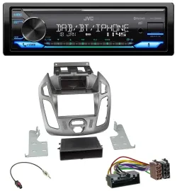 Автомагнитола для Ford Transit/Connect 2012–2018 JVC Bluetooth, DAB, USB, MP3