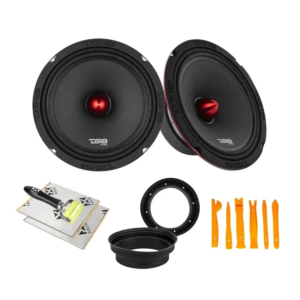 Среднечастотный динамик DS18 PRO-X8.4BM 8" (набор, пара) с аксессуарами