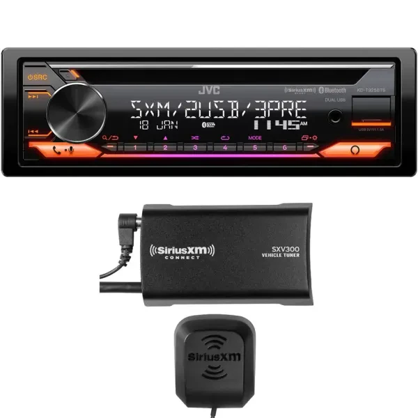 JVC KD-T925BTS CD Multimedia Receiver with XM Tuner