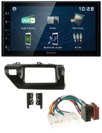 Kenwood 2DIN Bluetooth MP3 USB DAB Autoradio für Toyota Hilux (2015-2020)