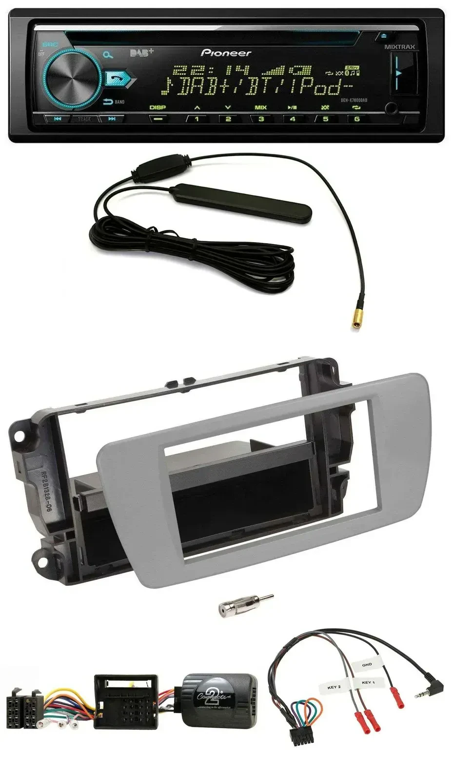 Автомагнитола для Seat Ibiza Pioneer CD, MP3, DAB, USB