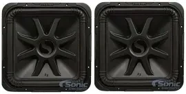 2) Kicker L7S154 15" Solo-Baric L7 Series Dual 4 ohm Car Audio Subwoofers