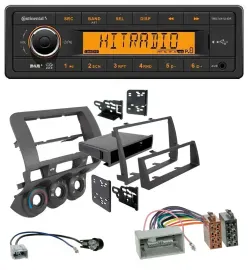 Автомагнитола Continental 1-DIN DAB MP3 AUX USB для Honda Fit (2006–2007, US)