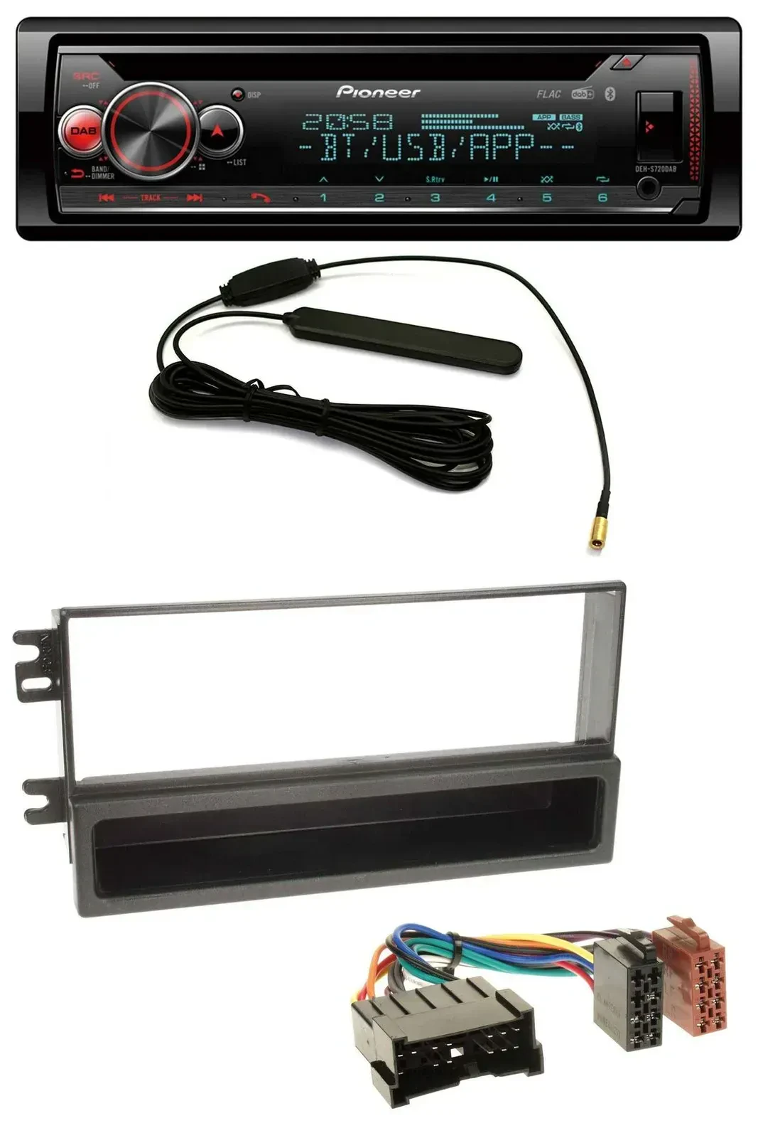 Автомагнитола для Kia Sorento (2002–2006) Pioneer CD, USB, Bluetooth, DAB, MP3