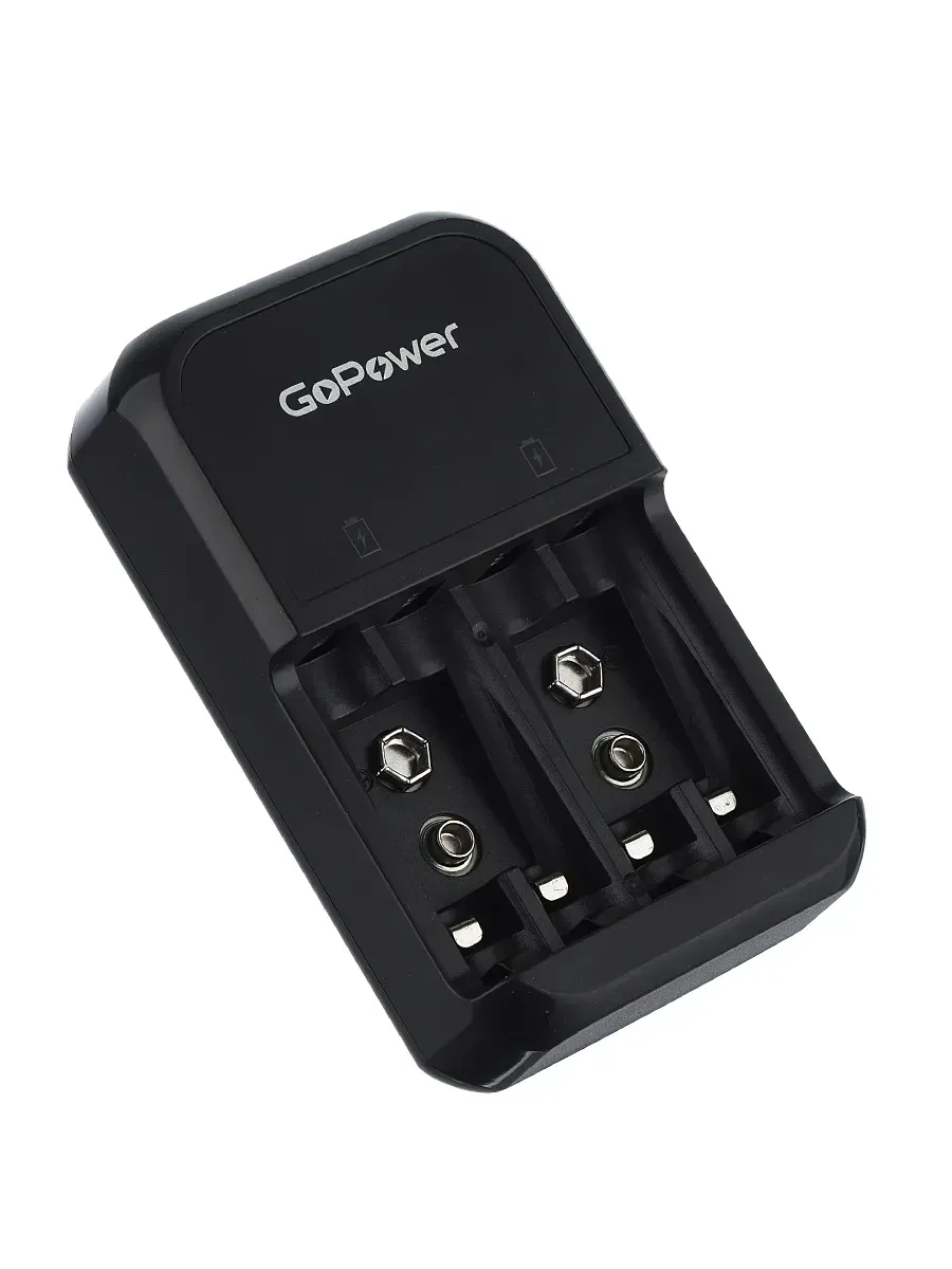 00-00031387 З/у для аккумуляторов iClever500 AA/AAA/Крона Ni-MH/Ni-Cd 4 слота (1/40/80), GoPower