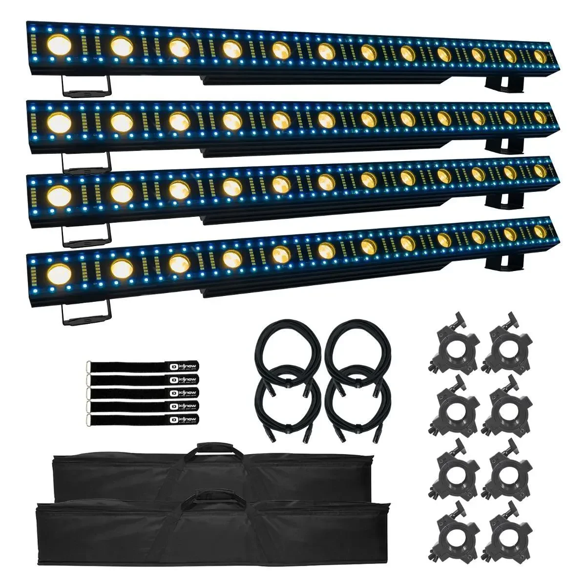 Светодиодный прибор JMAZ LIGHTING JZ1021 PIXL FX BAR 5050 с аксессуарами (4 штуки)