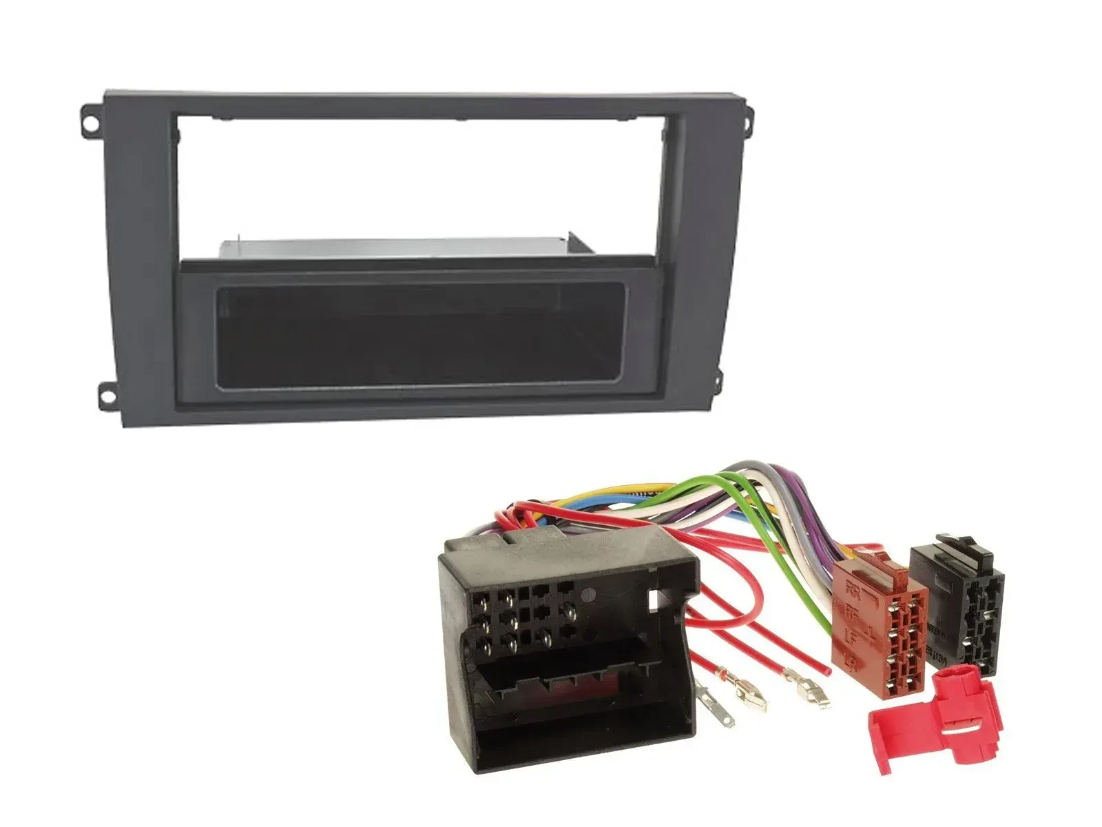 Einbauset DIN Autoradio für Porsche Cayenne (2007-2010)