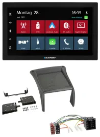 Blaupunkt MP3 Bluetooth DAB 2DIN USB Autoradio für Fiat Ducato (2002-2006)