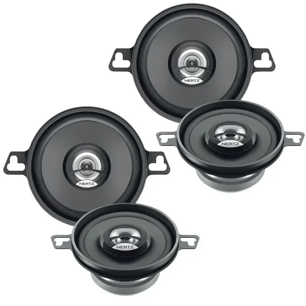 Hertz DCX87.3 120W 3.5” 2-Way Coaxial Car Speakers (2 Pairs)