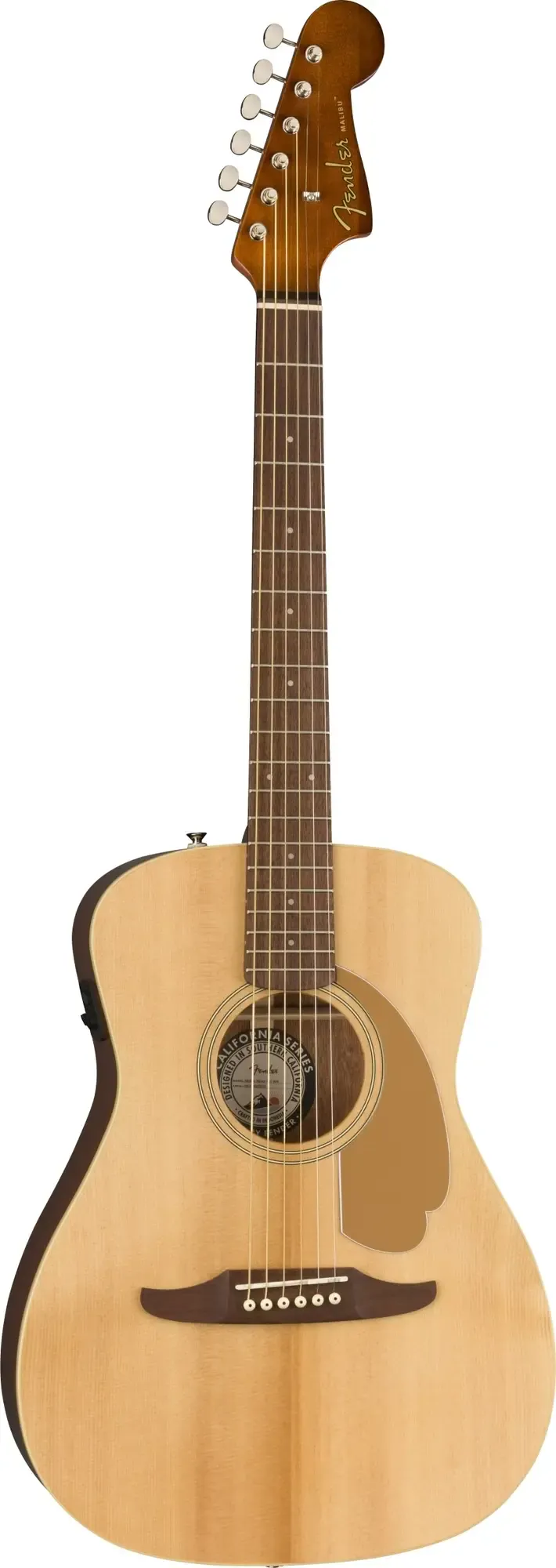 Электроакустическая гитара Fender California Malibu Player Natural