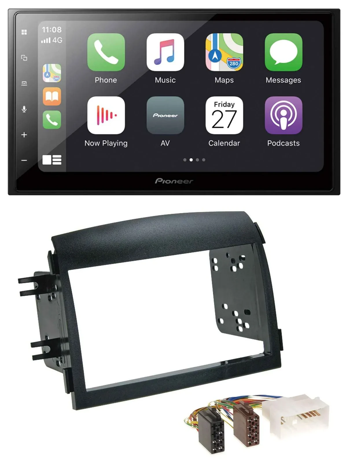 Pioneer MP3 Bluetooth DAB 2DIN USB Autoradio für Hyundai Sonata NF 2005-2008