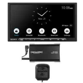 Sony XAVAX3700 6.95” Double-DIN Touchscreen Receiver w/ SiriusXM SXV300v1