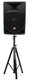 Rockville RPG15 15" Professional Powered Active 1,000w 2-Way DJ PA Speaker+Stand