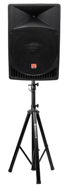 Rockville RPG15 15" Professional Powered Active 1,000w 2-Way DJ PA Speaker+Stand