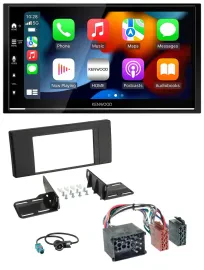 Kenwood DAB USB Bluetooth 2DIN MP3 Autoradio für BMW X5 (E53 2000 2002)