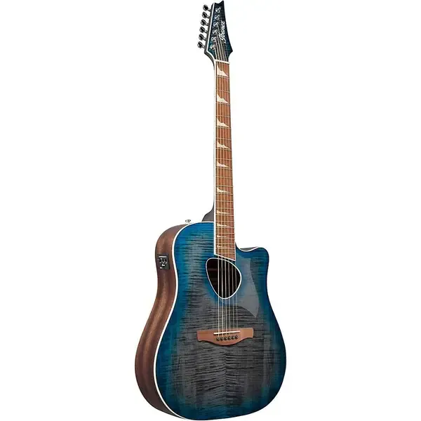 Электроакустическая гитара Ibanez ALT30FM Altstar Flamed-top Dreadnought Blue Doom Burst