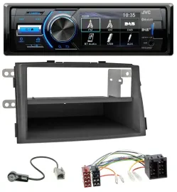 JVC Bluetooth MP3 USB DAB Autoradio für Kia Sorento II (XM, 2009-2012)