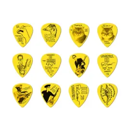 PG462P Paul Gilbert Custom Tortex TIII Медиаторы, толщина 0.73мм, 12шт, Dunlop