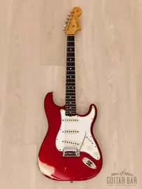 Электрогитара Fender Stratocaster Candy Apple Red USA 1966 w/Case